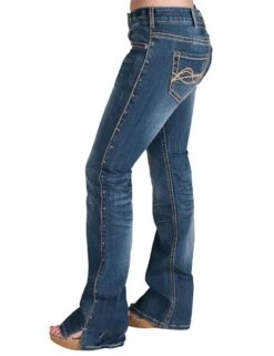 Women's Cowgirl Tuff Studded Up Jean #JSTDUP -Wrangle Style 0001028002113770 L