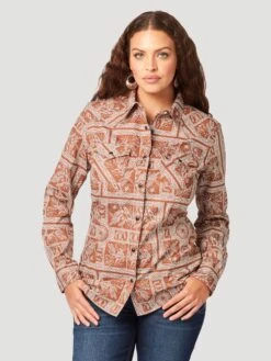 Women's Wrangler Snap Front Shirt #112321375