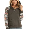 Women's Rock & Roll Cowgirl Hoodie #RRWT94R04G