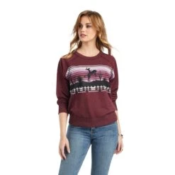 Women's Ariat Desert Ride Crew Sweatshirt #10042311