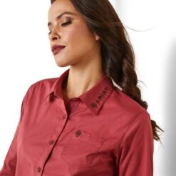 Women's Ariat Team Kirby Stretch Button Down Shirt #10043550 -Wrangle Style 2cf5a7b50a4262781931304d7355f0e9