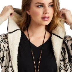 Women's Ariat REAL Sherpa Full Zip Hoodie #10042171 -Wrangle Style 318a459ee5cdb45ed2a05fa6853653dd