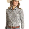 Women's Rough Stock Snap Front Shirt #RSWSOSRZDF