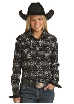 Women's Rough Stock Snap Front Shirt #RSWSOSR0F6