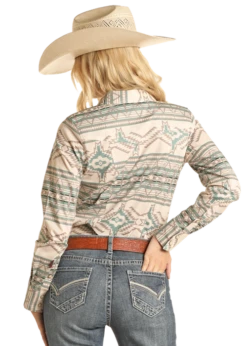 Women's Rock & Roll Cowgirl Snap Front Shirt #RRWSOSR0R7 -Wrangle Style 4e70ba9e0c74baffefd44cb0769dcb70