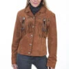 Women's Scully Boar Suede Jacket #L152
