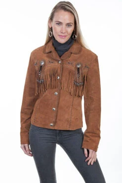 Women's Scully Boar Suede Jacket #L152