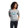 Women's Ariat REAL Pacific Steerhead Sweatshirt #10039792