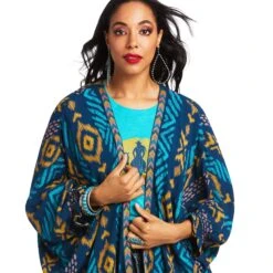 Women's Ariat Ella Kimono Wrap #10039848 -Wrangle Style 5d3e829951f44cd0c16a421d8e1da10a