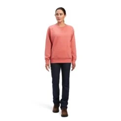 Women's Ariat Rebar Workman Washed Fleece Sweatshirt #10041441 -Wrangle Style 726feb8659cf68a65450e60d8c2fe708
