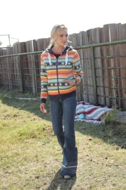 Cinch Women's Cruel Girl Full Zip French Terry Hoodie #CWK7415001