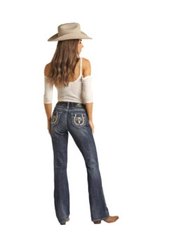 Women's Rock & Roll Cowgirl Bootcut Jean #RRWD4MR0K3 -Wrangle Style 83065c4cab9214d5be05ed5bd8bba241