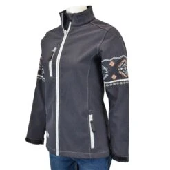 COWBOY HARDWARE Women's Cowgirl Hardware Softshell Jacket #292254-145-W