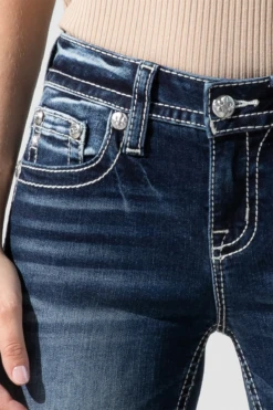 Women's Miss Me Bootcut Jean #M3080B32 -Wrangle Style 98dc767c7741d70bab78687f3ce40aa4