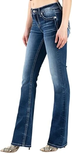 Women's Miss Me Bootcut Jean #M3924B -Wrangle Style 990e494ac8a9b02ca0354257849be8db