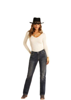 Women's Rock & Roll Cowgirl Boyfriend Fit Jean #W2-7537