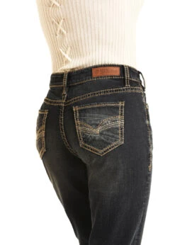 Women's Rock & Roll Cowgirl Boyfriend Fit Jean #W2-7537 -Wrangle Style W2 7537 B