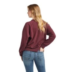 Women's Ariat Desert Ride Crew Sweatshirt #10042311 -Wrangle Style a9e9cb80747c2ce32f84d2147a5208f1