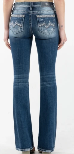 Women's Miss Me Good Vibrations Bootcut Jean #M3742B6 -Wrangle Style aae3566f8c954e366a69a3896e7c9d65