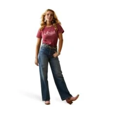 Women's Ariat Ultra High-Rise Light Wash Jean #10045189 -Wrangle Style afe768a750eb1905f3e21f22ed2b6b0e