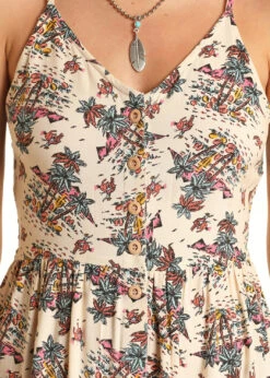 Women's Rock & Roll Cowgirl Button Down Dress #RRWRD0R182 -Wrangle Style bbade0cddab3222afe1e38c995fc183e