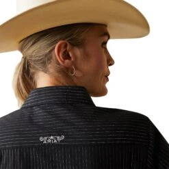 Women's Ariat Team Logo Kirby Button Down Shirt #10042170 -Wrangle Style bc2cbb4b30b11f0545d0ecc0067525dd