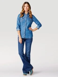 Women's Wrangler Snap Front Shirt #112321690 -Wrangle Style c6c5b032a963779422e9b98ec5f3e711