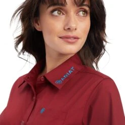 Women's Ariat Team Kirby Stretch Button Down Shirt #10041434 -Wrangle Style d3e09d5902b7d379be5a24f49273da86