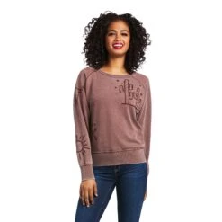Women's Ariat American Stories Crew Sweater #10039816