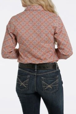 Women's Cinch Button Down Pocket #MSW9165019MUL -Wrangle Style e2ae17e53e625bf27ea15eaa0f6c761f