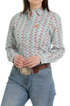 Women's Cinch Button Down Shirt #MSW9164201 -Wrangle Style ebeef7d4521f6d8468163c050e70468a