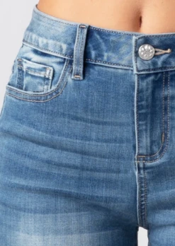 Women's Miss Me Simply Floral Flare Jeans #H3851F -Wrangle Style f5503d8b52765057e15c07921d37b0d7