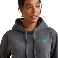 Women's Ariat Logo Hoodie #10040811 -Wrangle Style f71be2bbb1092dc3766ac982abe6c542