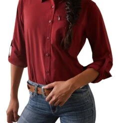 Women's Ariat VentTEK Stretch Button Down Shirt #10043495 -Wrangle Style f7afe623d362bf2a932422c58da6265d