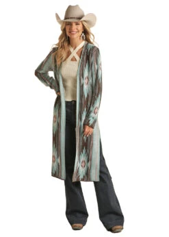 Women's Rock & Roll Cowgirl Sweater Duster #RRWT95R04N