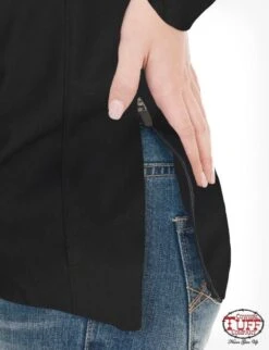 ONLINE SPECIAL Women's Cowgirl Tuff Pullover Jacket #H00603-BLK -Wrangle Style h00603 3
